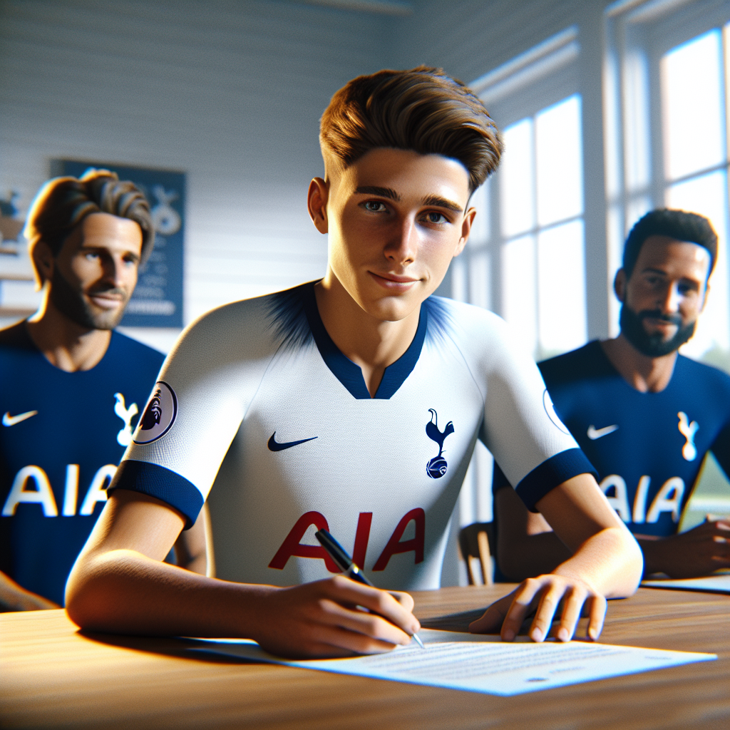 Mikey Moore: Tottenham confirm new contract for highly rated young star